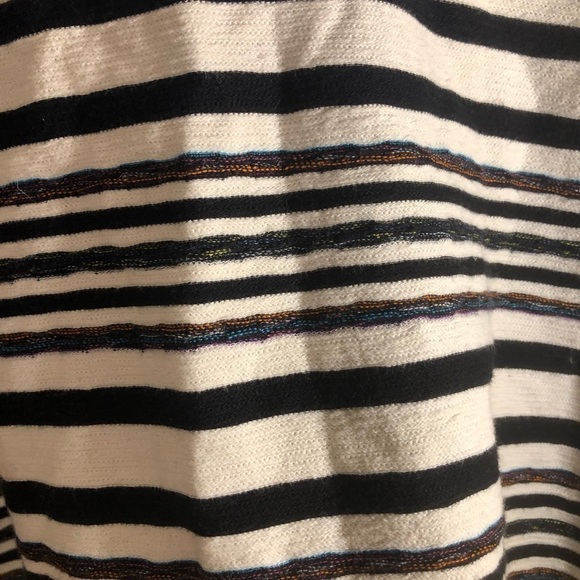 3/$25 🙌🏼 Moon River Striped Cotton Tassel Bell Sleeve Long Sleeve Large - Picture 6 of 8